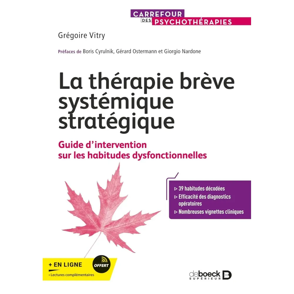 La thérapie brève systémique stratégique: Guide d'intervention sur les habitudes dysfonctionnelles