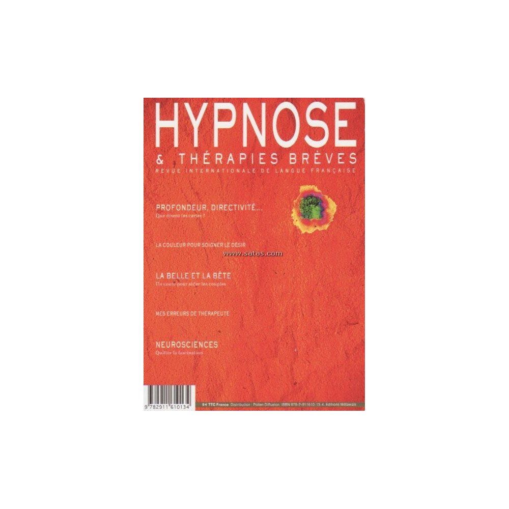 Revue Hypnose et Thérapies Brèves n°30