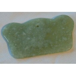 Instrument de massage Gua Sha G (9 x 6 cm) (Jade)