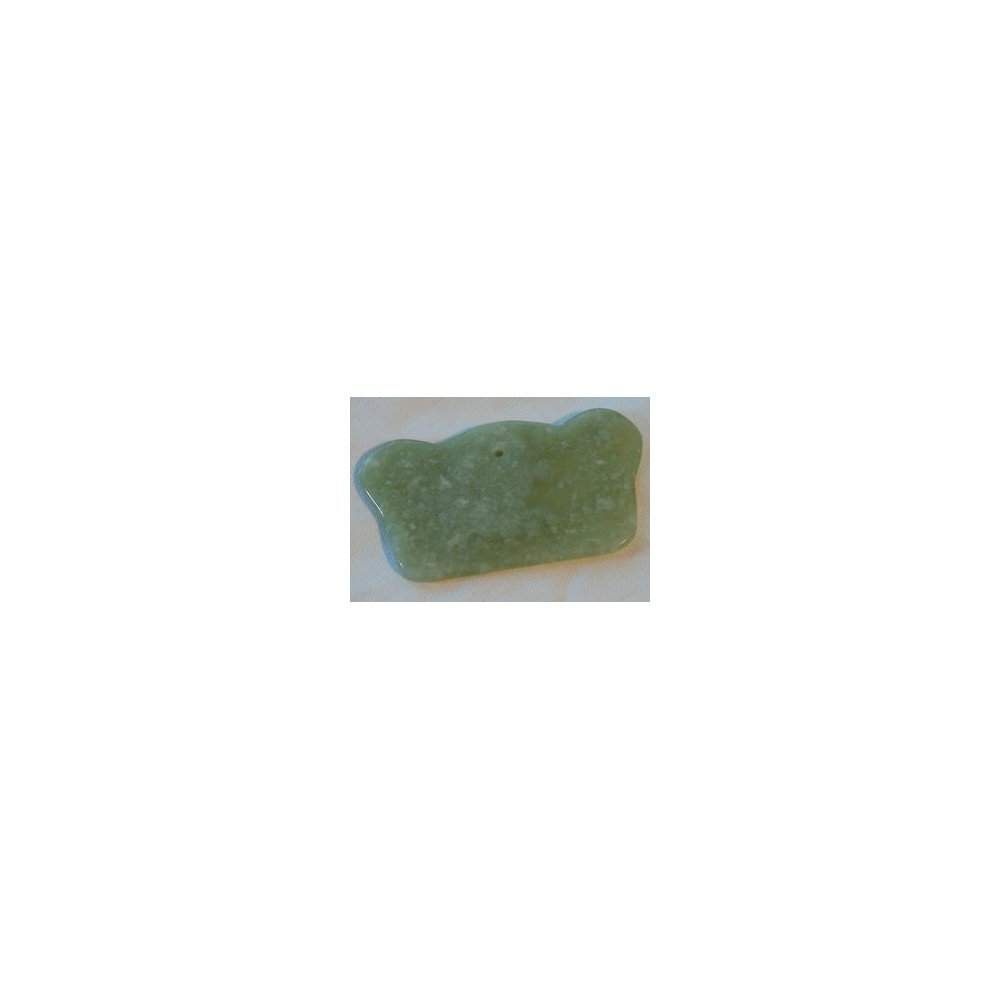 Instrument de massage Gua Sha G (9 x 6 cm) (Jade)