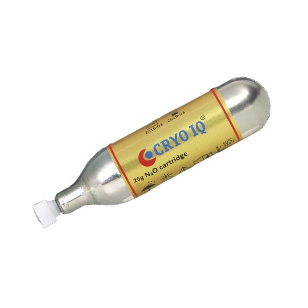 Cartouche CRYOALFA LUX 25 gr de  N₂O avec valve 	