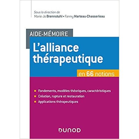 Aide-Mémoire - L'alliance thérapeutique - en 66 notions