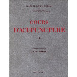 Cours d'acupuncture - première année