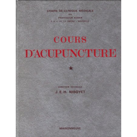 Cours d'acupuncture - première année