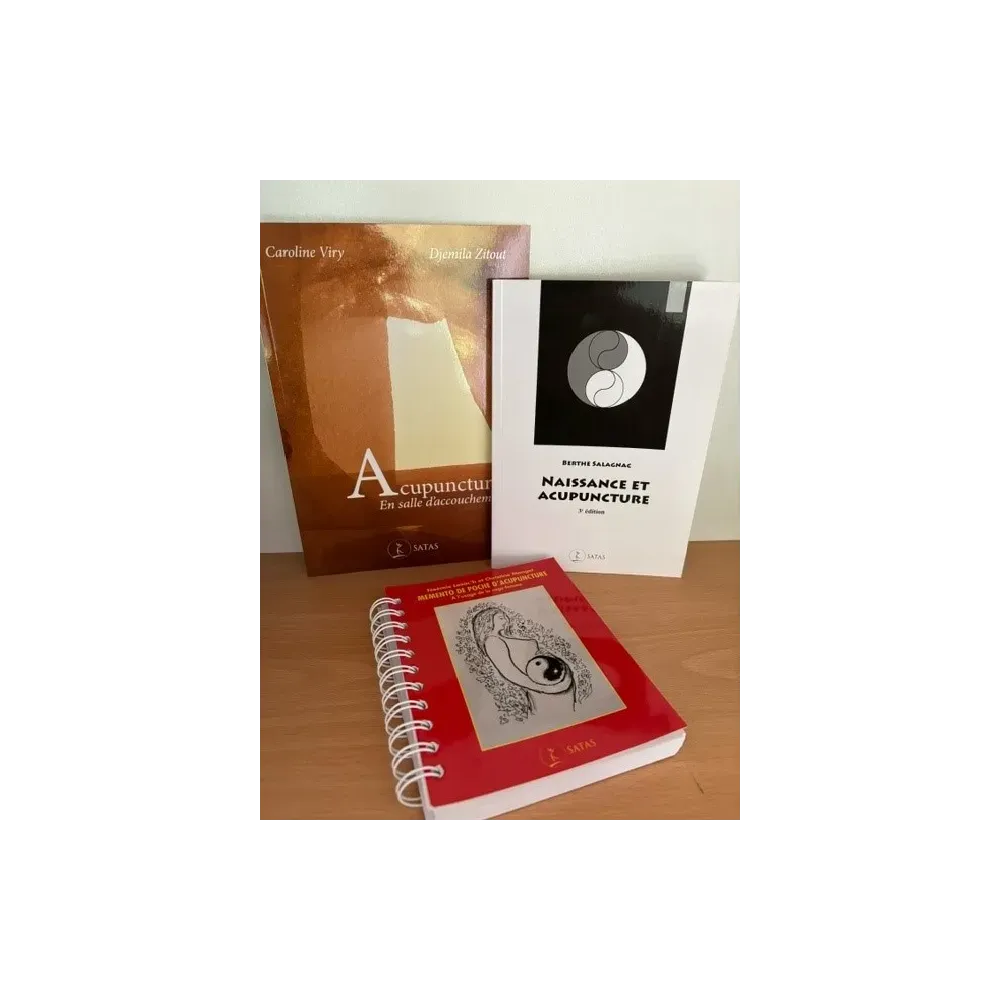 Set de 3 livres Acupuncture Sages-femmes